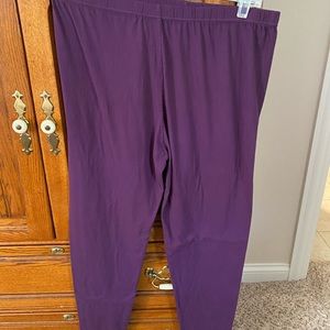 Purple leggings 3x